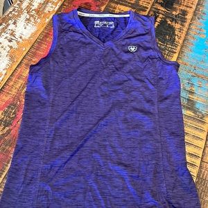 Ariat Tek drifit tank, purple, size medium